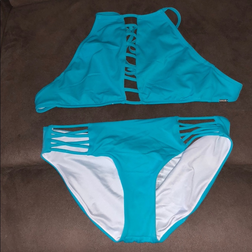 PINK Turquoise 2 Piece Swim